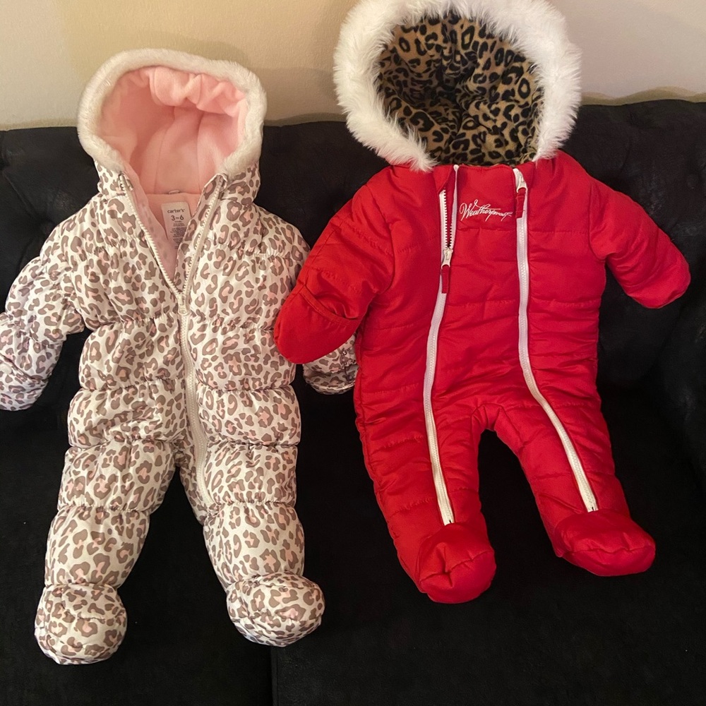 Baby girl snowsuit